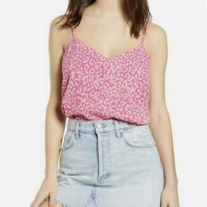 Leith Tank Top from Nordstrom. Pink Animal Print. Only worn once!